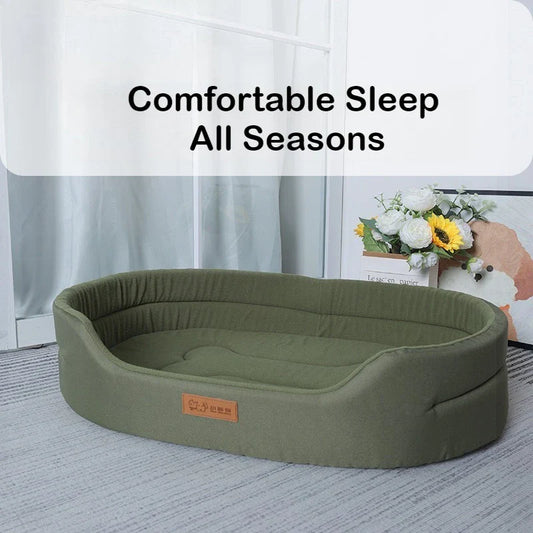 Oxford Cloth Kennel Oval Dog Four Seasons Universal High Appearance Level Shiba Inu Dog Mattress Cat Kennel Dog Bed Cat Bed