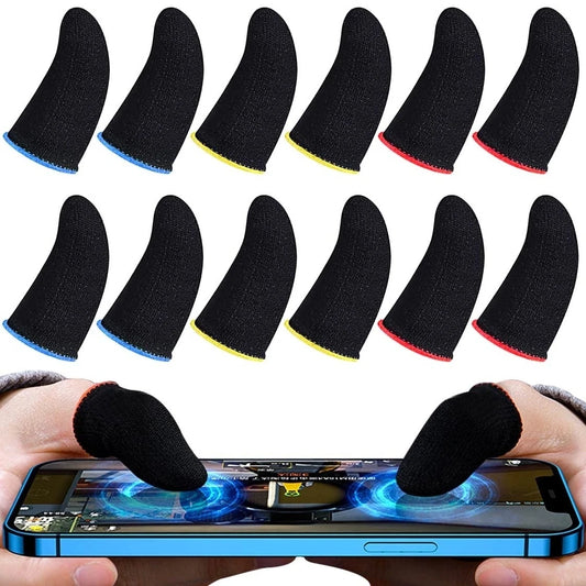 Gaming Finger Sleeve Breathable Fingertips For PUBG Games Anti-Sweat