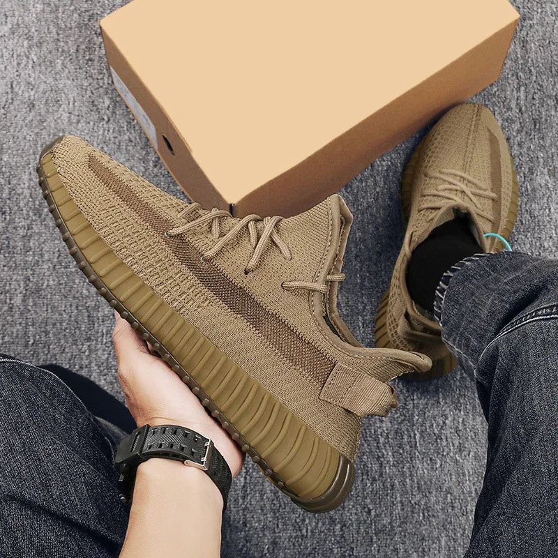 Women's Sports Shoes Mesh Lightweight Soft Sole Jogging Strap Breathable Fashion Sports Walking Casual Tennis Flat Shoes for Men