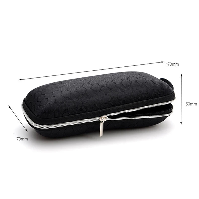 Portable Glasses Case For Women Men Sunglasses Box With Lanyard Zipper