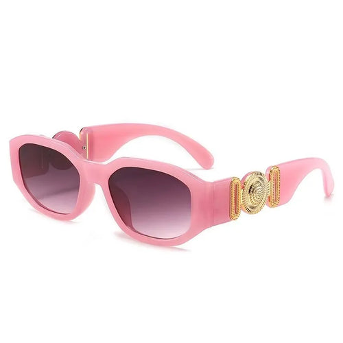 New Fashion Irregular Sunglasses Vintage Men Women Personlity Small