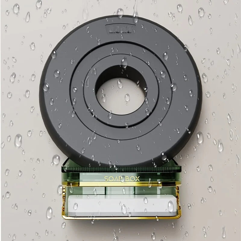 Elegant Soap Holder With Self-Adhesive, Wall-Mounted, No Drilling,No