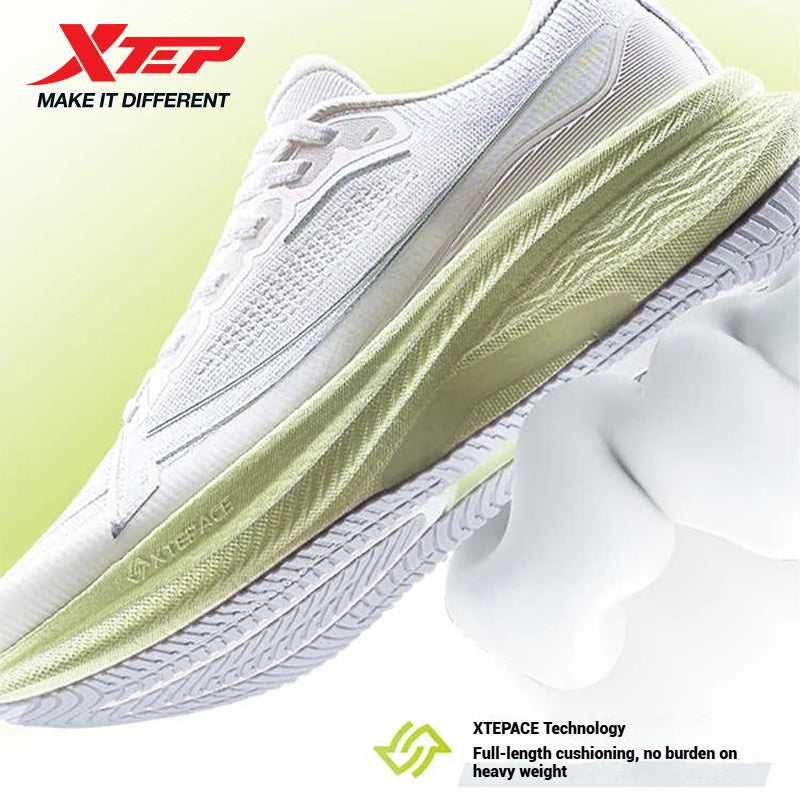 Xtep 2000km Plus Running Shoes 2025 Spring Breathable Anti-slip Wear-Resistant Training Jogging Sneakers For Women 875318110009