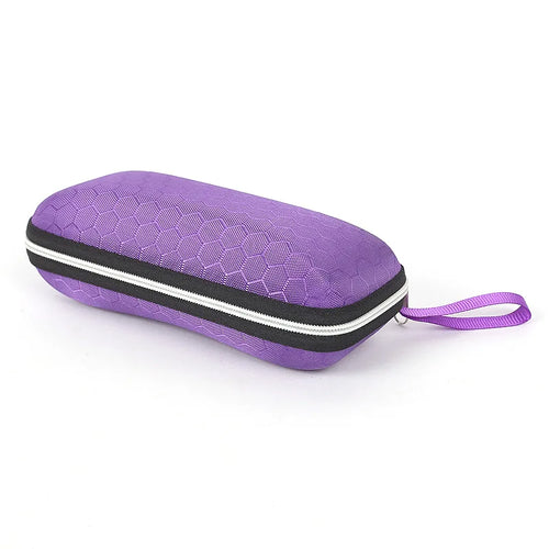 Portable Glasses Case For Women Men Sunglasses Box With Lanyard Zipper