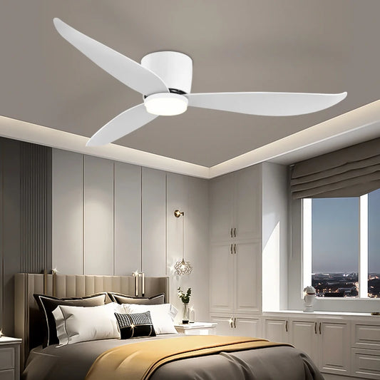 Led 6-Speed High Wind Ceiling Fan Ceiling Fan Light Strip Modern