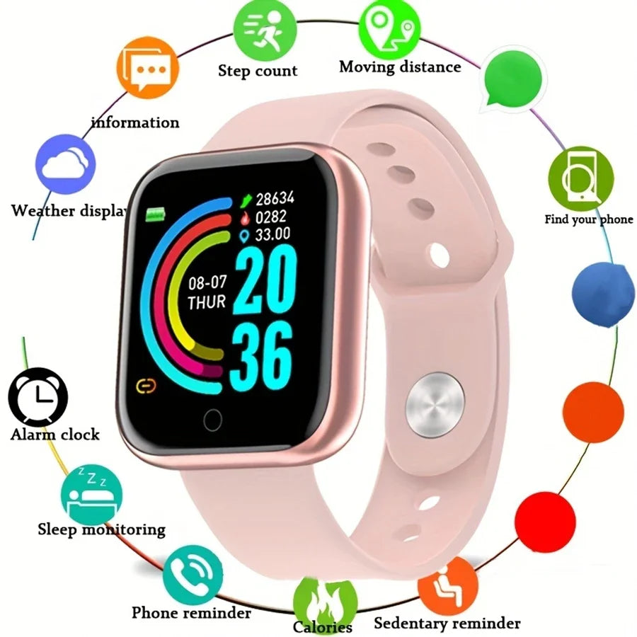 Bluetooth Smart Watches For Women Men Networked Phone Control Music