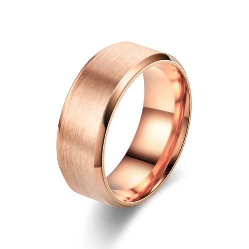 Charm Jewelry Ring for Men Women Stainless Steel Black Rings Wedding