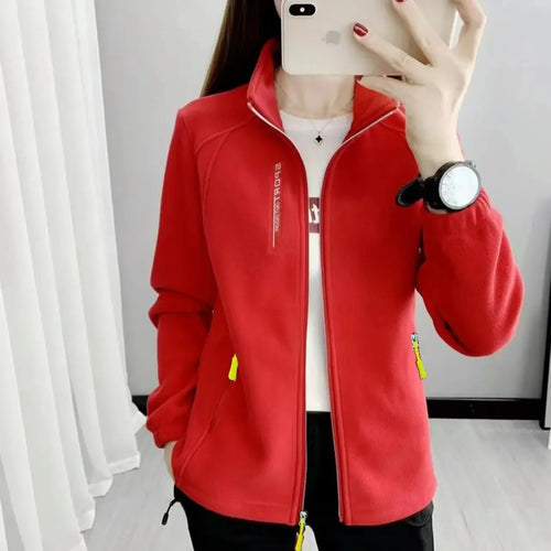 Plus Size Fleece Coats for Women Winter Spring Warm Casual Outdoor