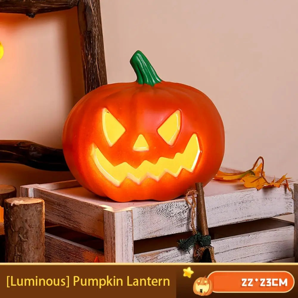 Halloween Decoration Pumpkins Lamp For Home Yard Garden Outdoor Decor Hallowen Horror House Skull Party Props Glow in The Dark