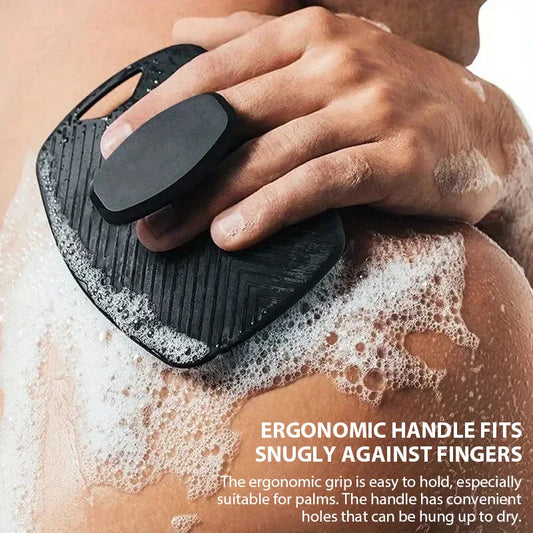 Exfoliating Silicone Bath Brush Portable Massage Bath Brush Body