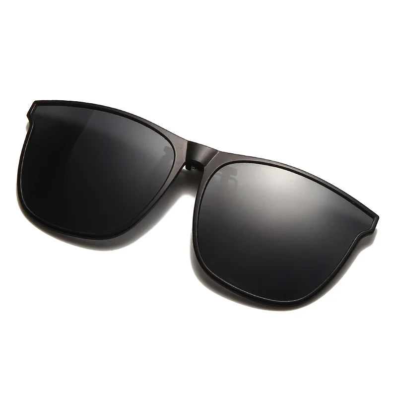 Polarized Clip on Sunglasses Men Photochromic Car Driver Goggles Night