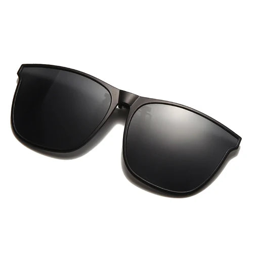 Polarized Clip on Sunglasses Men Photochromic Car Driver Goggles Night