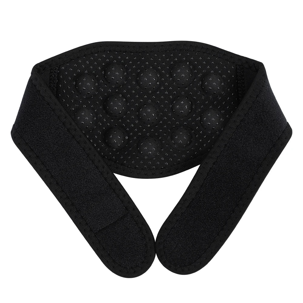Tourmaline Neck Brace Self-heating Belt Wrap Cervical Protector Magnetic Therapy Support Wrap Band Pain Relief Health Care