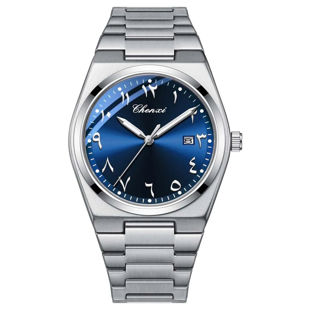 CHENXI New Men's Luxury Business Watch Eastern Arabic numerals Waterproof Fashion Wristwatch for Men Gift relojes para hombres