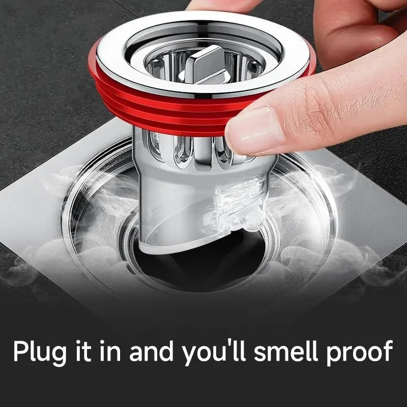 Odor Proof Floor Drain Valve-Sewer Core Backflow Preventer Shower