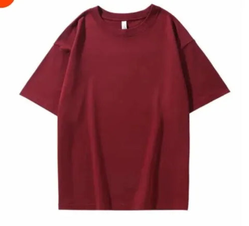 100% Cotton Five Half Sleeve Men's Women Summer T-shirt Loose