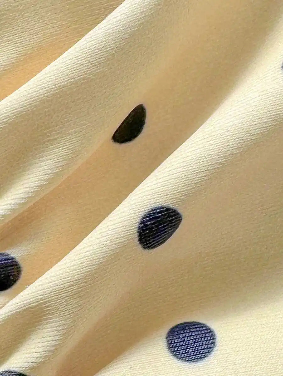 2026 Polka Dot Bikini Bikin Sexy Strap Split Set Swimsuit Women