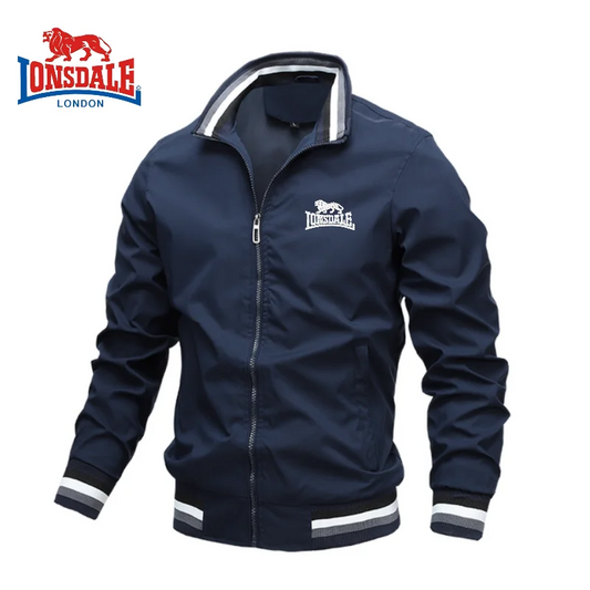 High End Embroidered CAMEL High-quality Men's Zippered Jacket, Spring
