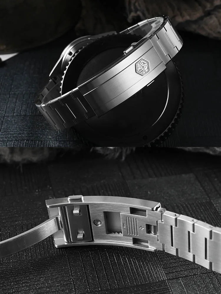 San Martin Official 39mm Guilloche MOP Dial Miyota 90S5 Sport Watch Automatic Mechanical Sapphire Bezel 20 ATM Luminous SN0151