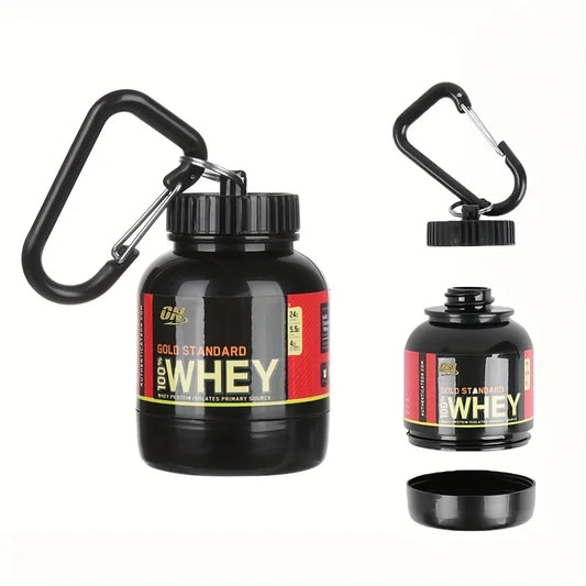 100ML Outdoor Sport Mini Portable Protein Container Powder Bottle With