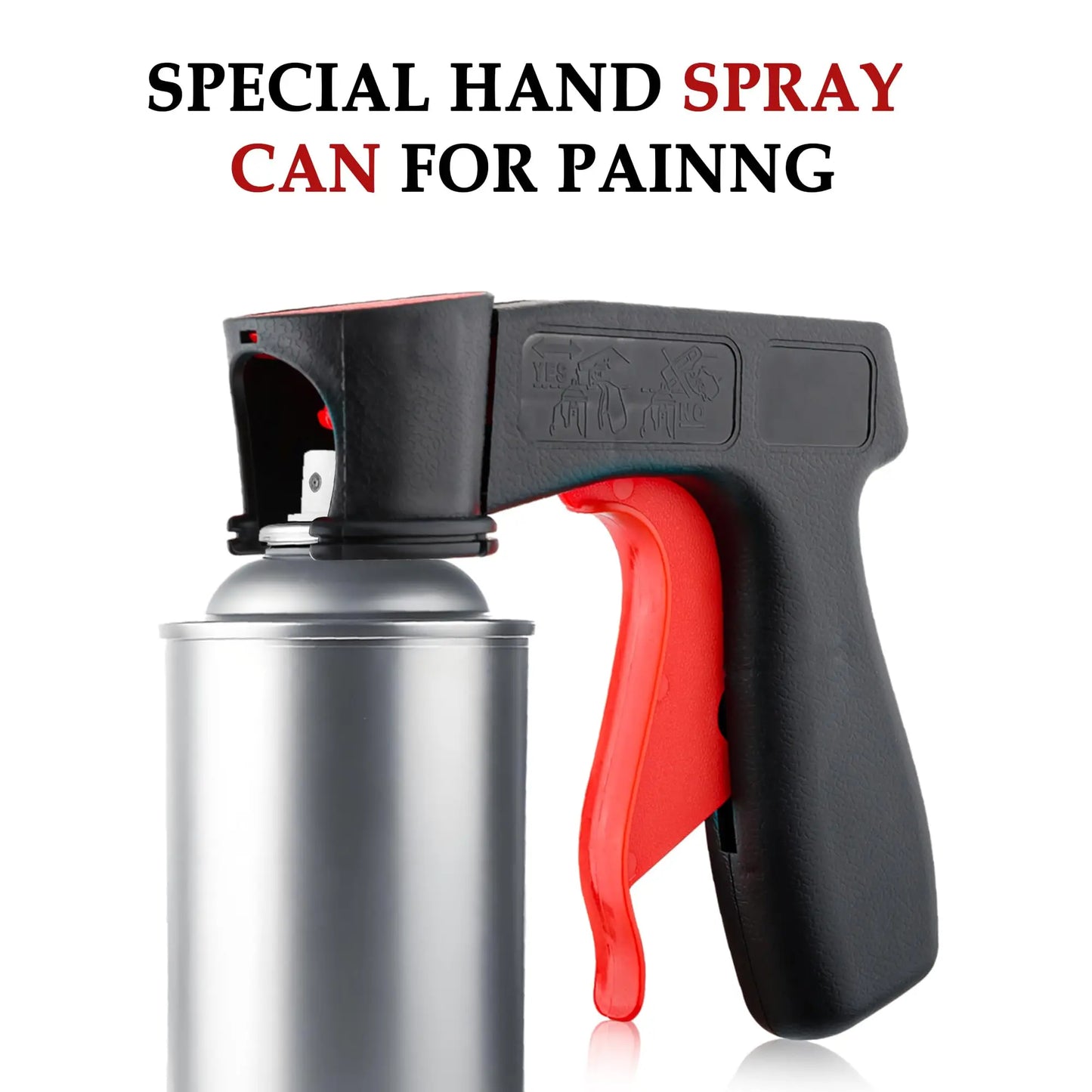 Car spray trigger handle reusable handle can convert spray can into
