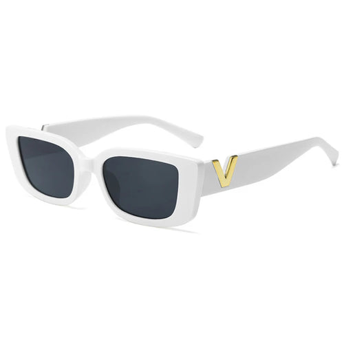 Fashion Rectangle Sunglasses Women Luxury Brand Vintage Small Frame
