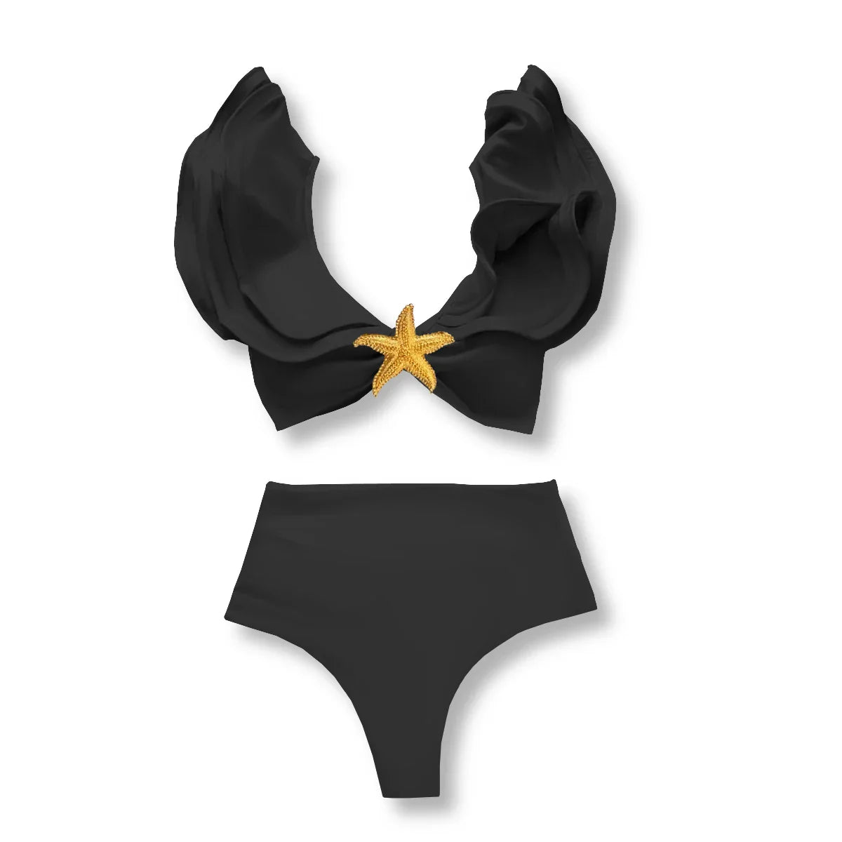 Two-Pieces Women Floral 2025 Push-Up Padded Bra Ruffles Bandage Bikini Set Swimsuit Swimwear Bathing Suit Beachwear Biquini