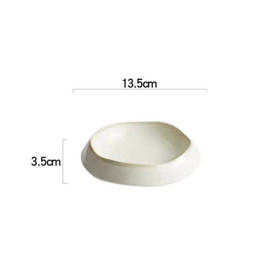 Ceramic Dinner Plate Family Steak Plate Pasta Plates Dessert Dish Cake