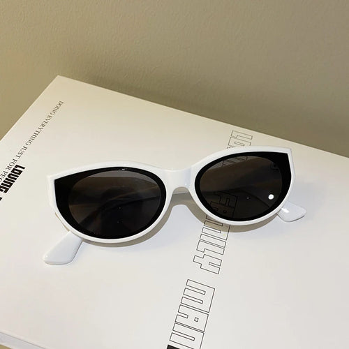 New Arrival Small Cat Eye Sunglasses Women Oval Vintage Brand elliptic