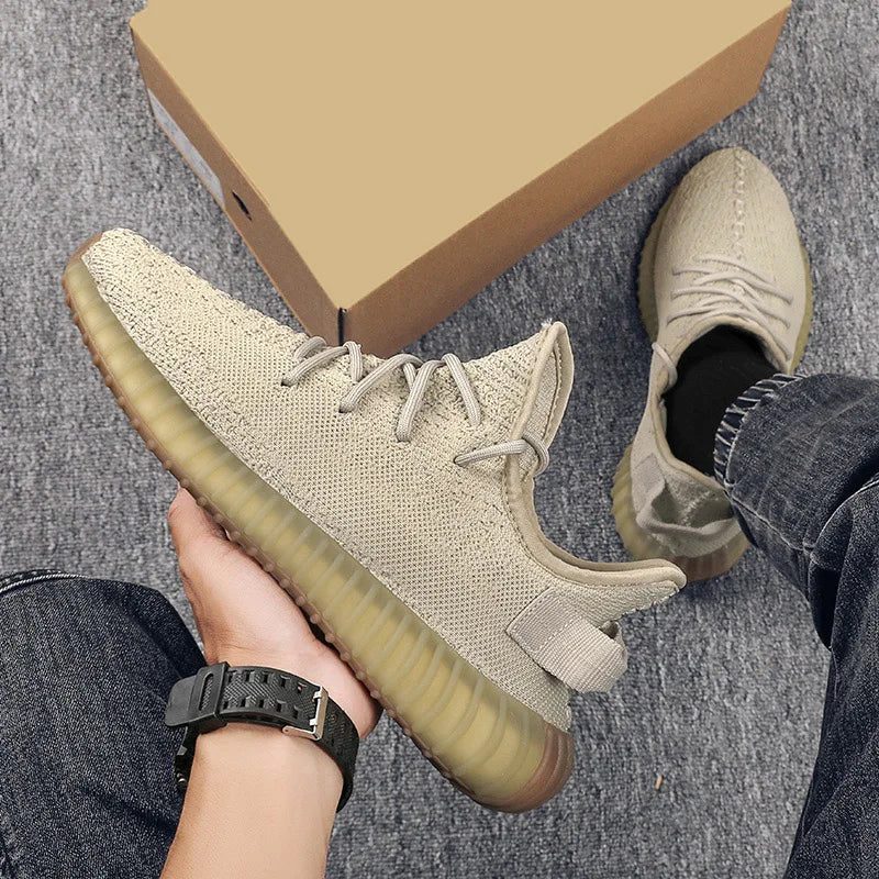 Women's Sports Shoes Mesh Lightweight Soft Sole Jogging Strap Breathable Fashion Sports Walking Casual Tennis Flat Shoes for Men