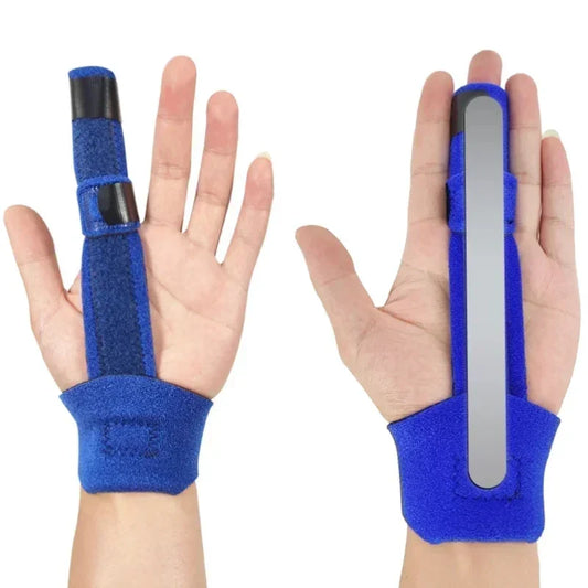 1PC Finger Splint Brace Thumb Care Adjustable Support Stabilizer Built-in Aluminum Alloy Fix Arthritis Pain Relief Health Care
