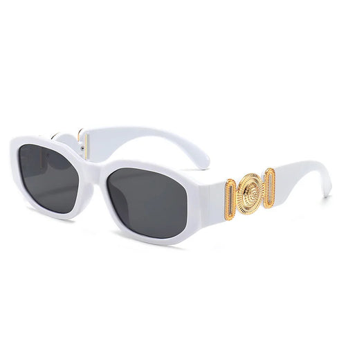 New Fashion Irregular Sunglasses Vintage Men Women Personlity Small