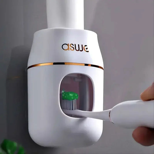 Upgrade Your Bathroom with This 1pc Toothpaste Squeezer and Storage