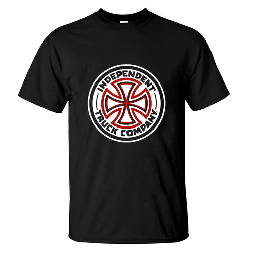2025 Men T Shirt Casual Independent Skateboards T-shirt Oversized