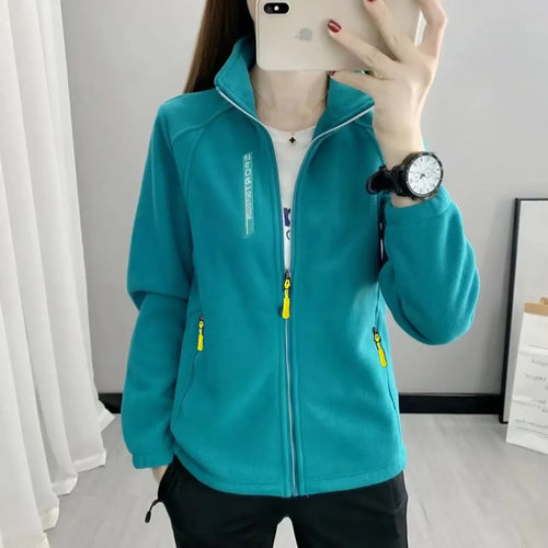 Plus Size Fleece Coats for Women Winter Spring Warm Casual Outdoor