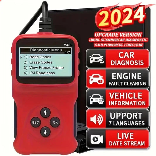 V309 OBD2 Scanner Automotive Diagnostic Troubleshooter Automotive