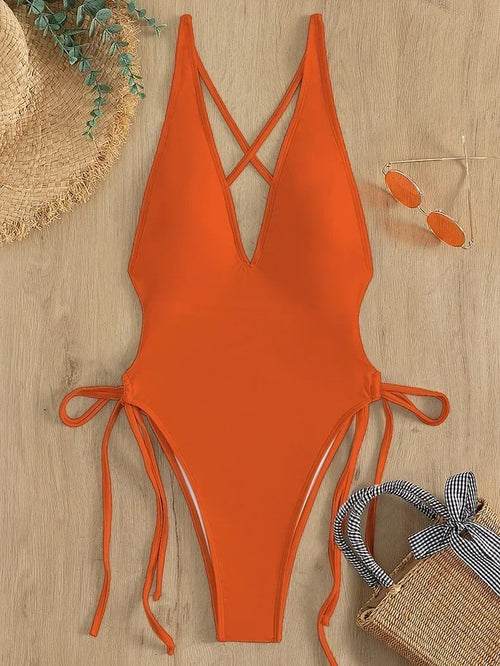 Swimsuit Woman 2024 Swimsuit Swimwear For Women Solid Push Up Women‘s