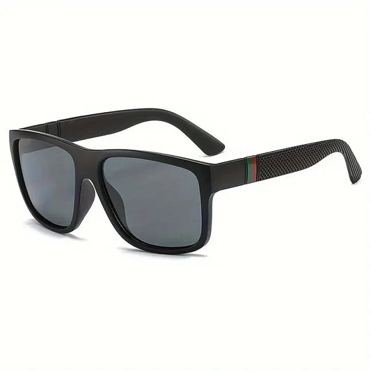 Fashion Square Polarized Sunglasses Men Vintage Plastic Male Sun