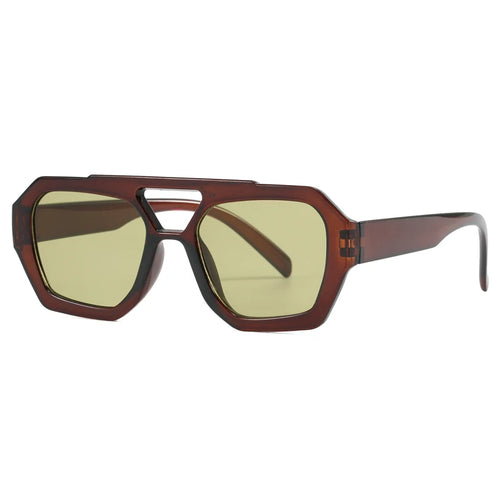 New Women's Fashion Irregular Square Sunglasses Personalized Retro
