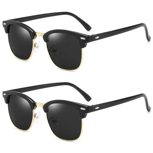Classic UV Protection Summer Sunglasses for Men Oval Frame Driving