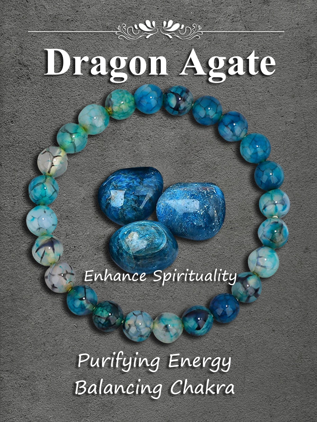 Natural Malachite Stone Beaded Bracelet for Healing Protection Positive Energy Spiritual Balance Yoga Meditation Chakra Jewelry