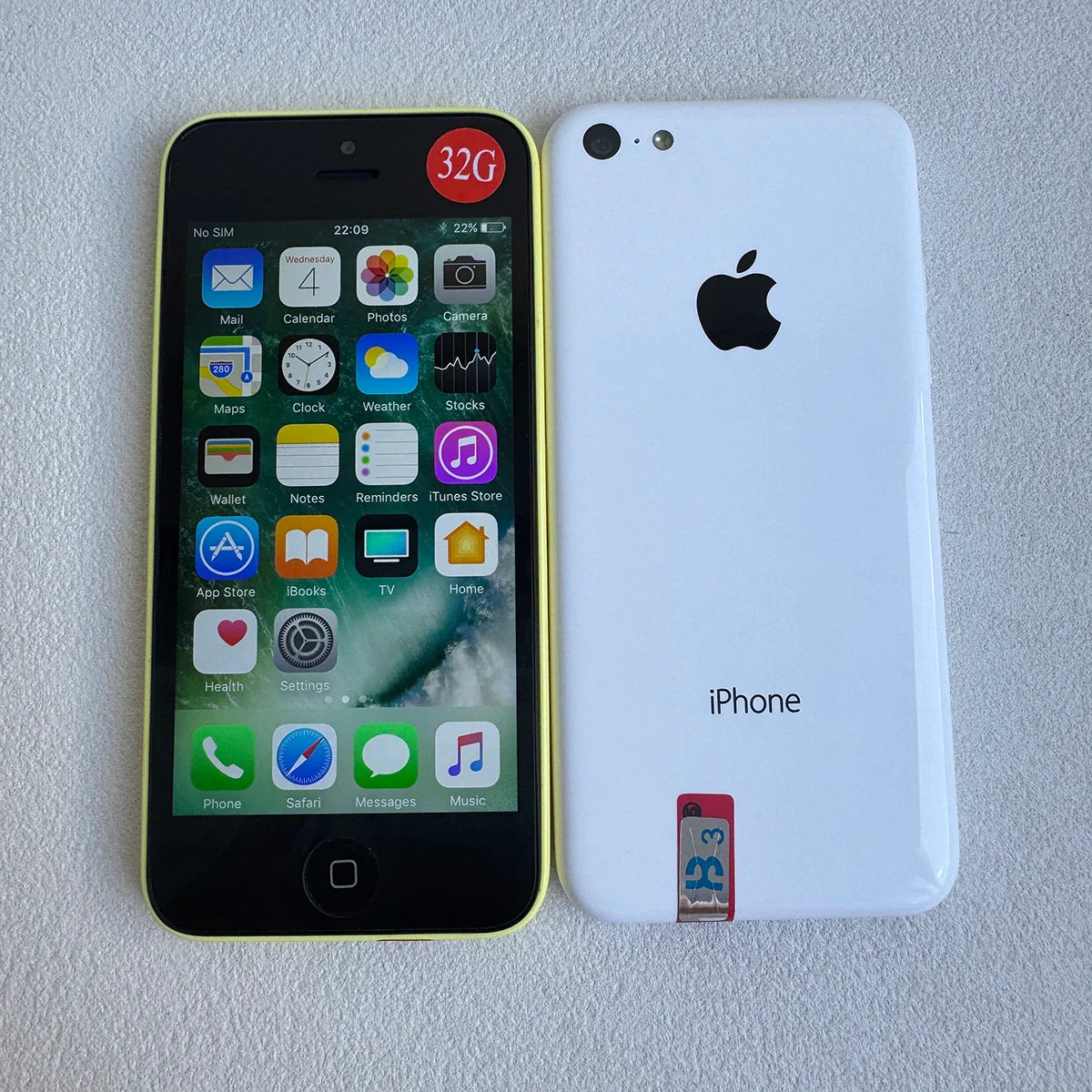 Original 4.0" iPhone 5C 3G Dual Core Mobile Cellphone 32GB ROM WIFI IOS Old Phone Unlocked CellPhone 1510mAh Battery