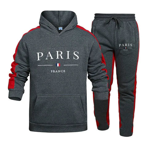 Autumn Winter Men Two Piece Outdoors Mens Tracksuit Set Hot Sale