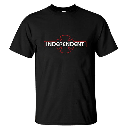 2025 Men T Shirt Casual Independent Skateboards T-shirt Oversized