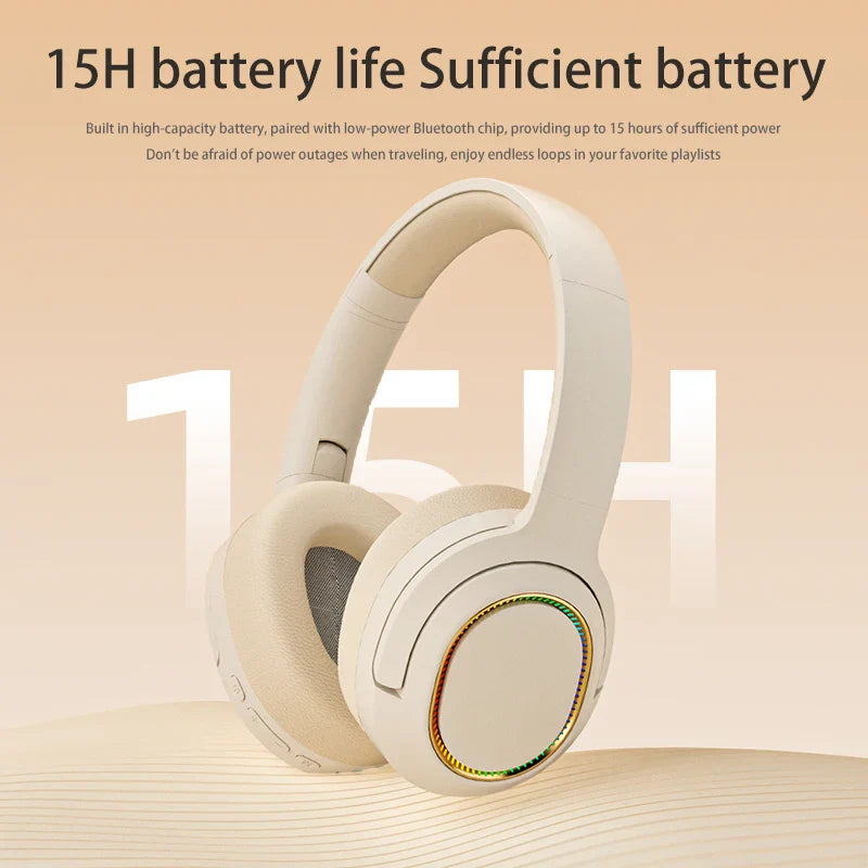 Original P2963 Bluetooth Wireless Headphones Blutooth 9D Stereo