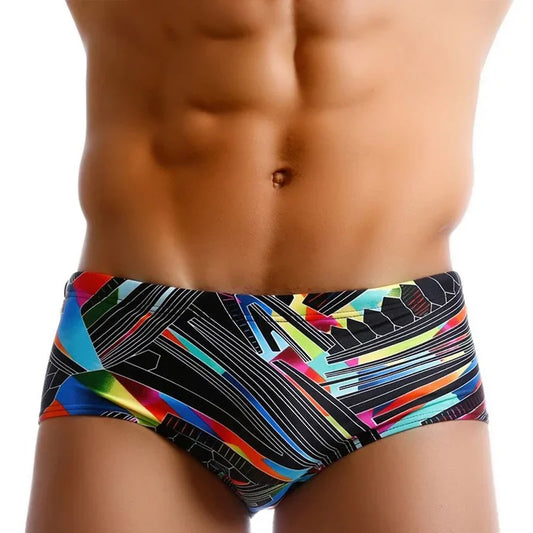 Men Swimwear Swim Boxers Board Shorts Surfing Bikini Swimsuits