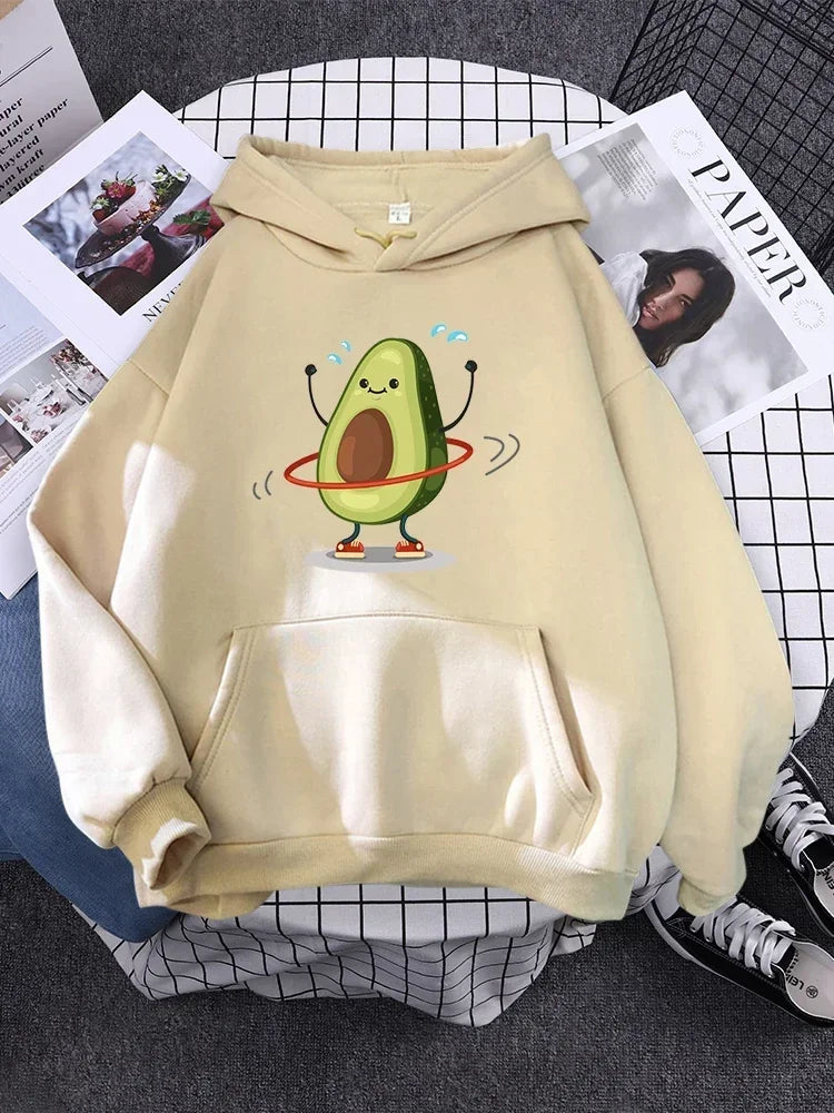 Pullover For Woman Fashion Korean Round Neck Hoodie Female Panda Sleeps Print New  Women'S Sweatshirt Warm