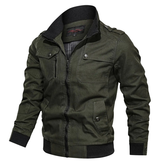 Men's Jacket Military Tactical Man Jackets Coat Zipper Cargo Jackets