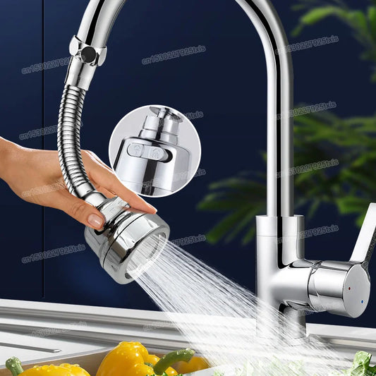 2/3Mode Faucet Extender 360Degree Rotatable Faucet Nozzle Adapter Home
