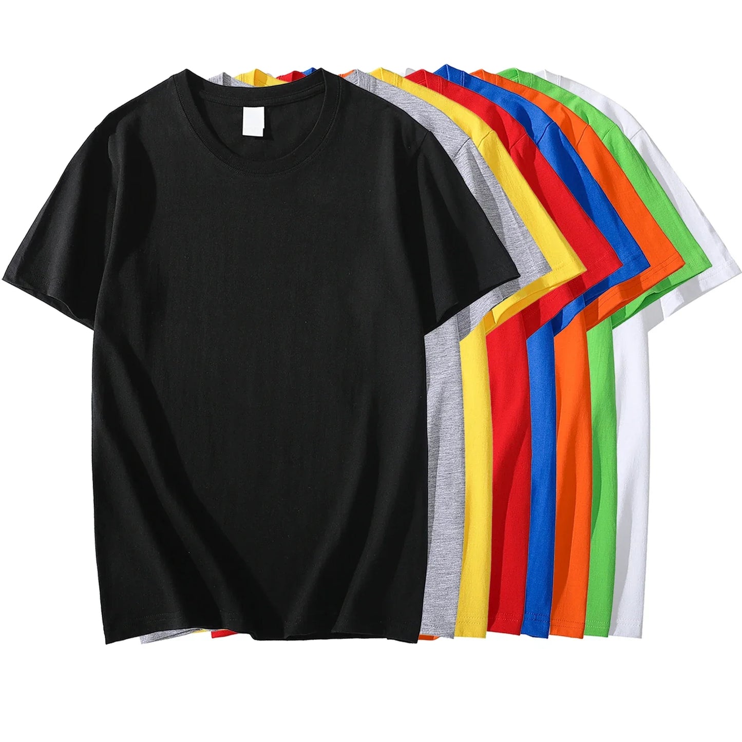 Solid Color T-shirt 8 Colors 2023 New Short Sleeve Men's/Women's Heavy